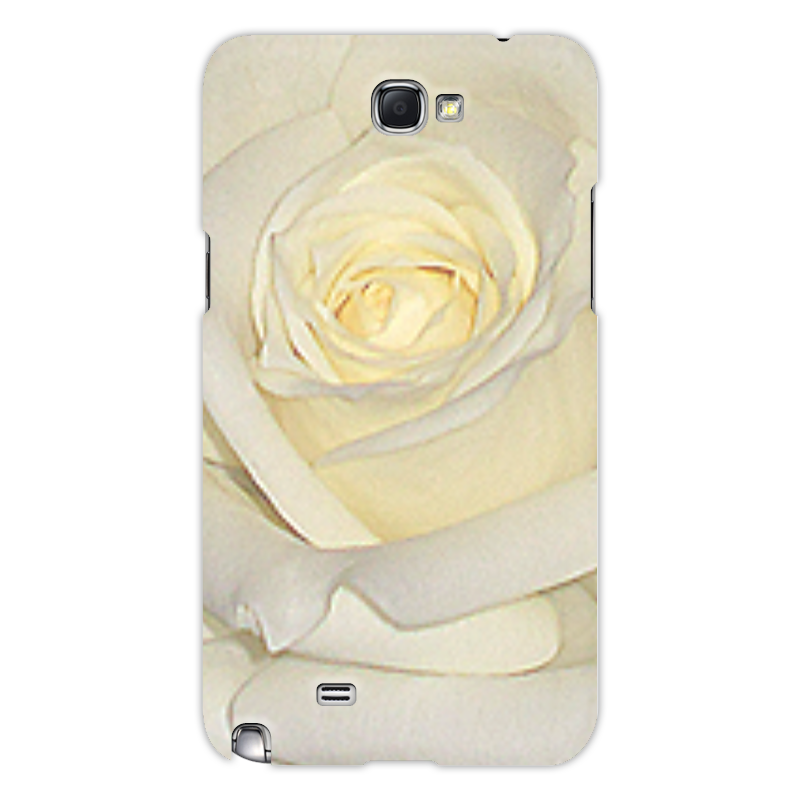 Printio Чехол для Samsung Galaxy Note 2 Нежность белого. цена и фото