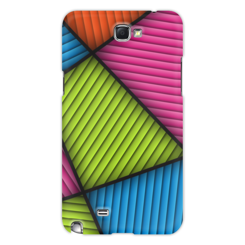 Printio Чехол для Samsung Galaxy Note 2 Цветная абстракция силиконовый чехол на meizu m5 note мейзу м5 ноут с принтом стеклянная абстракция
