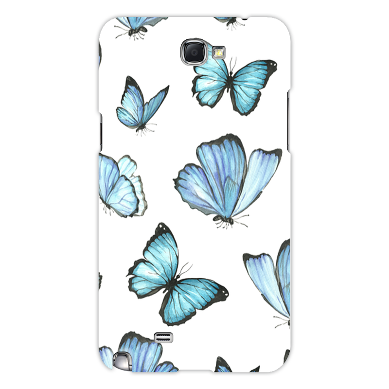 Printio Чехол для Samsung Galaxy Note 2 Бабочки