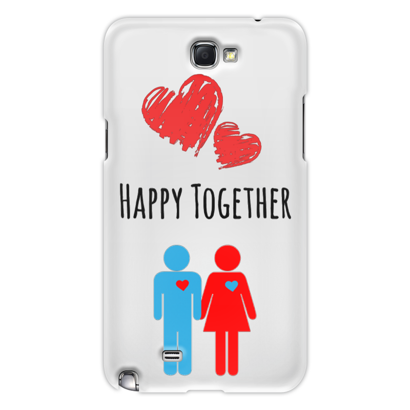 Printio Чехол для Samsung Galaxy Note 2 Happy together