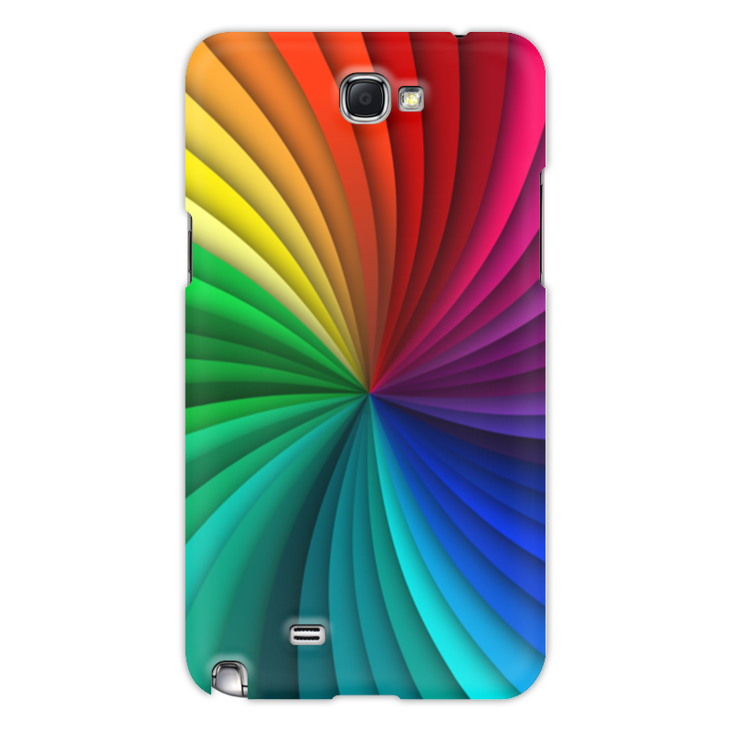 трещотка калейдоскоп детский разноцветный Printio Чехол для Samsung Galaxy Note 2 Калейдоскоп