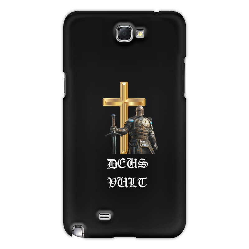Printio Чехол для Samsung Galaxy Note 2 Deus vult. крестоносцы