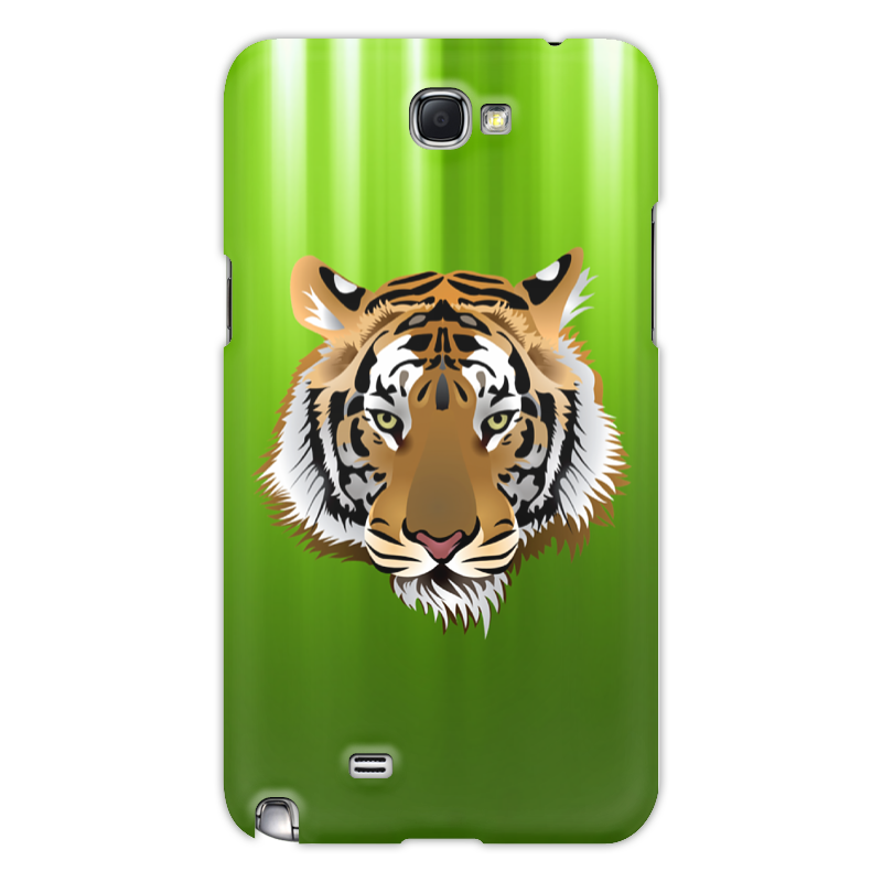 Printio Чехол для Samsung Galaxy Note 2 Взгляд тигра силиконовый чехол на oppo find x2 lite 2 тигра для оппо файнд икс 2 лайт