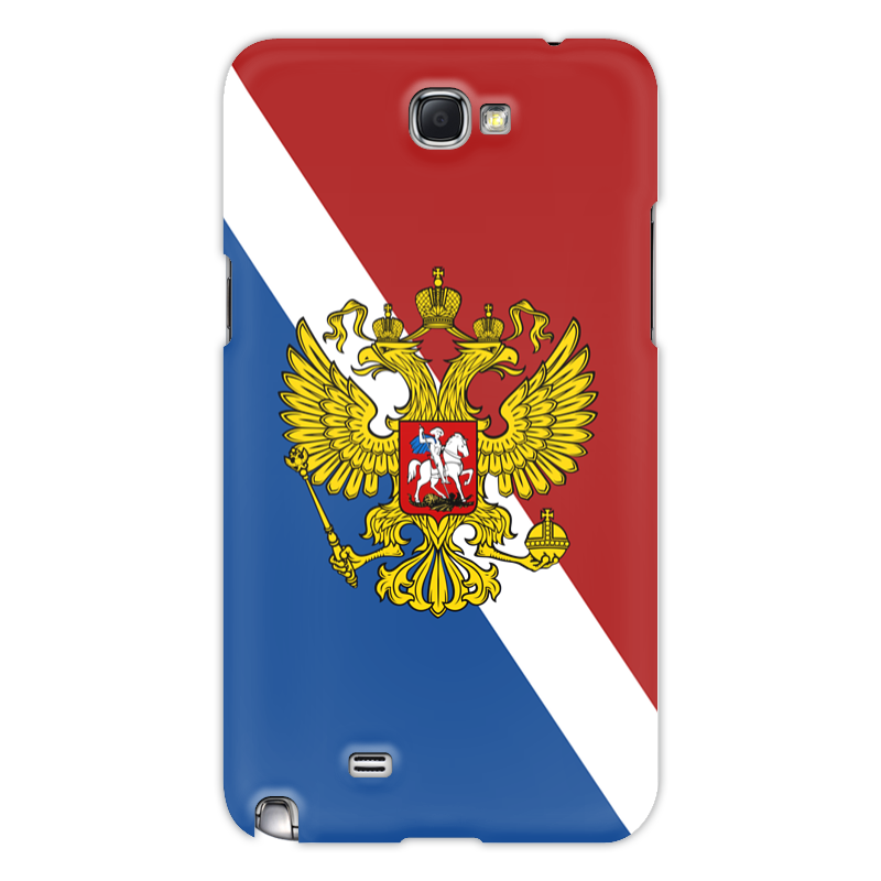 Printio Чехол для Samsung Galaxy Note 2 Флаг россии цена и фото