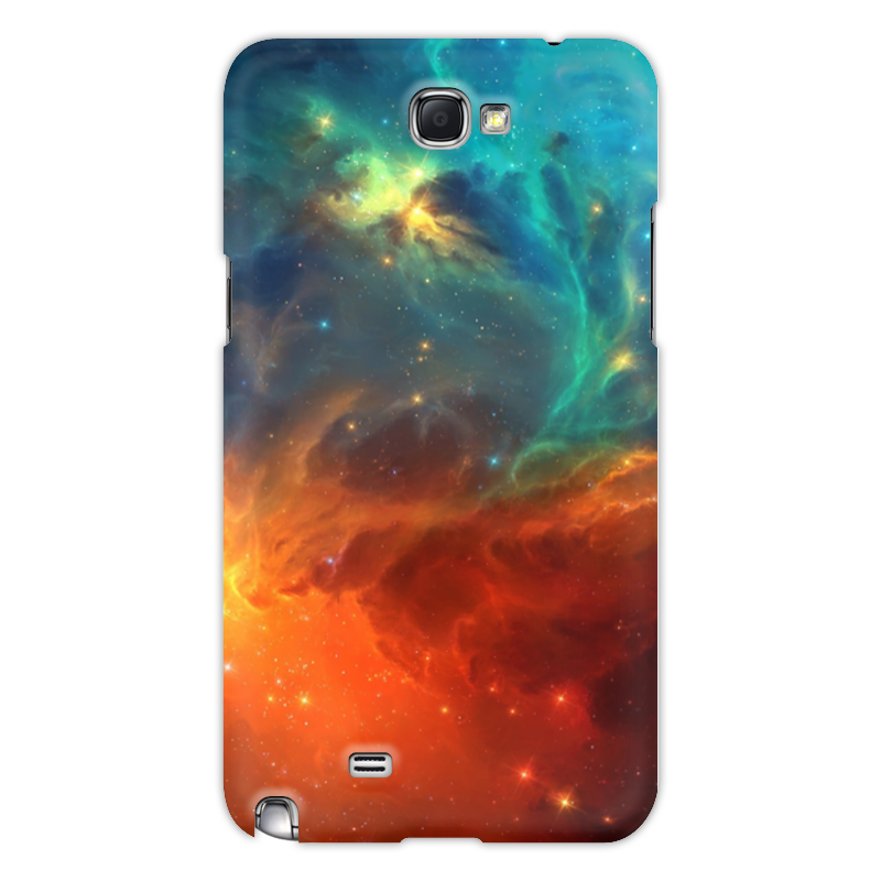 Printio Чехол для Samsung Galaxy Note 2 Космическая туманность силиконовый чехол туманность 5 на samsung galaxy a3 2017 самсунг галакси а3 2017