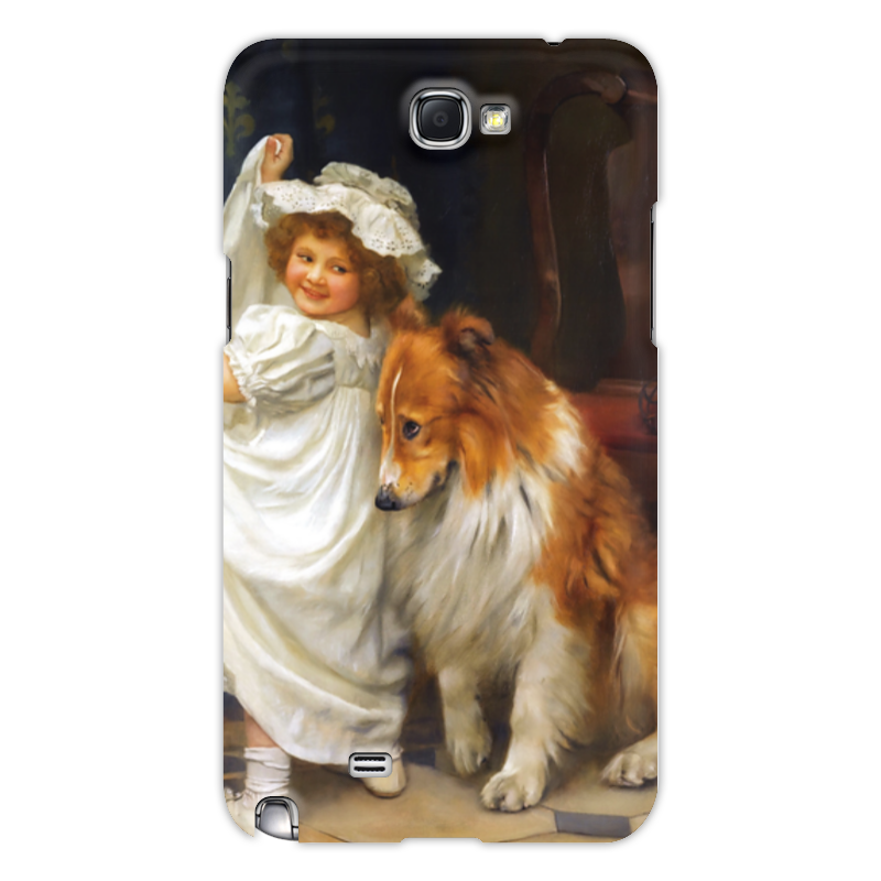 Printio Чехол для Samsung Galaxy Note 2 Картина артура элсли (1860-1952)