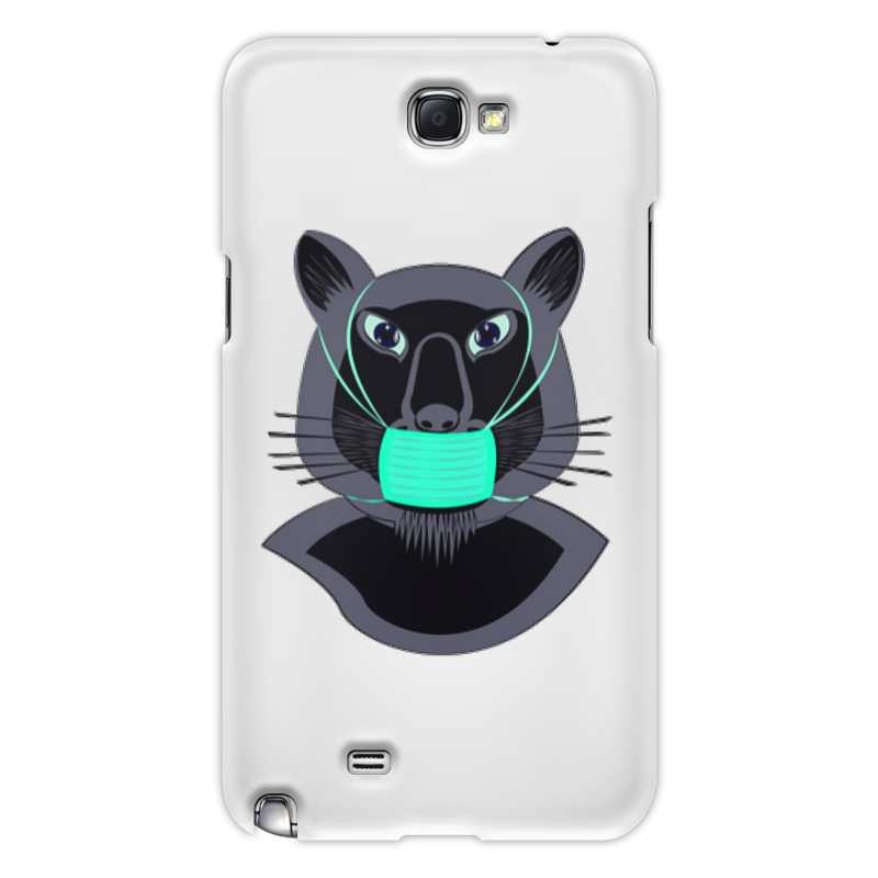 Printio Чехол для Samsung Galaxy Note 2 Пантера в маске