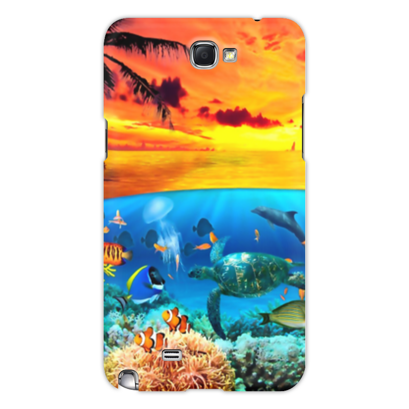 Printio Чехол для Samsung Galaxy Note 2 морской риф