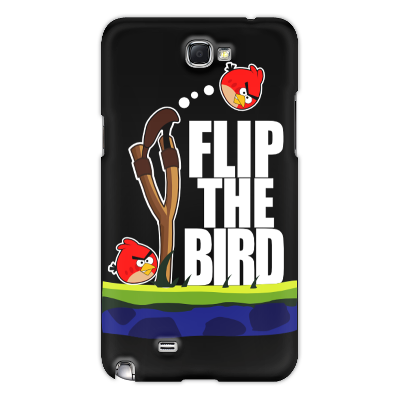 цена Printio Чехол для Samsung Galaxy Note 2 Flip the bird
