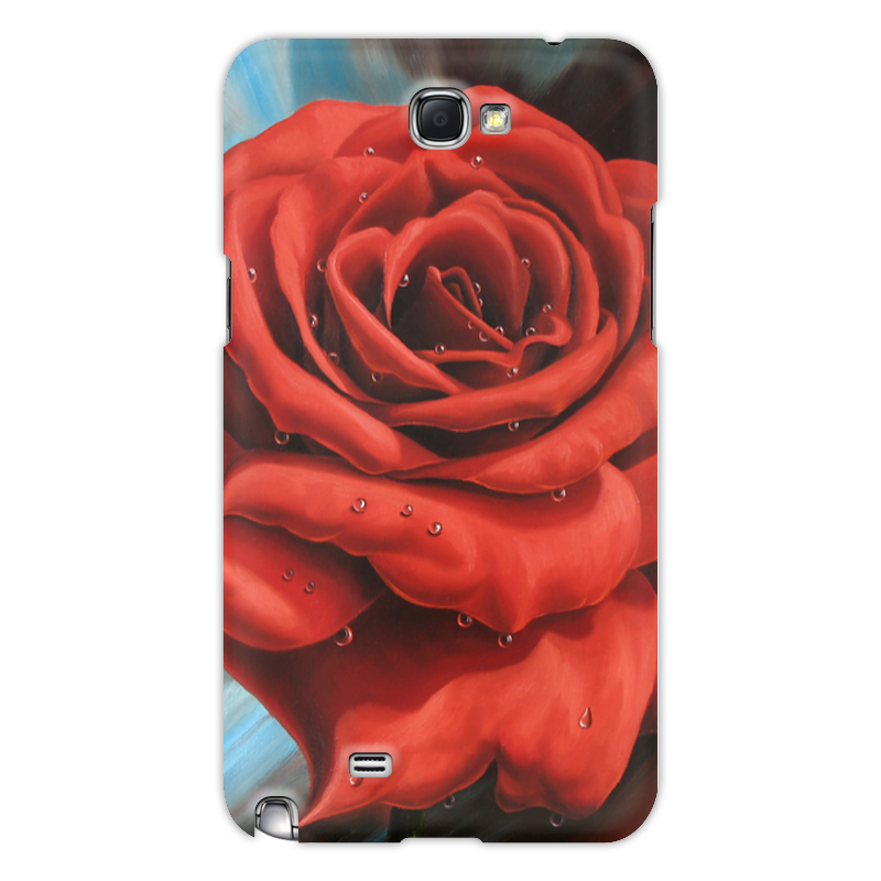 Printio Чехол для Samsung Galaxy Note 2 Красная роза