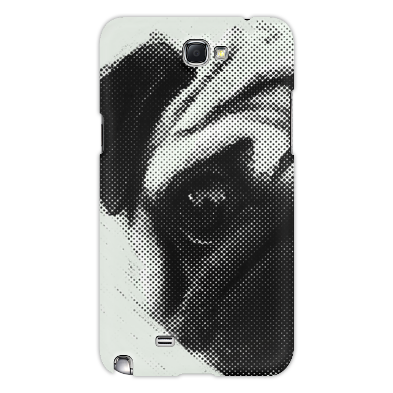 Printio Чехол для Samsung Galaxy Note 2 Pug fan print printio футболка классическая pug fan print