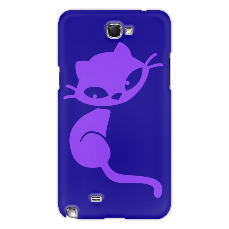 Printio Чехол для Samsung Galaxy Note 2 Кошечка чехол mypads фиолетовая пума в очках для samsung galaxy m13 задняя панель накладка бампер