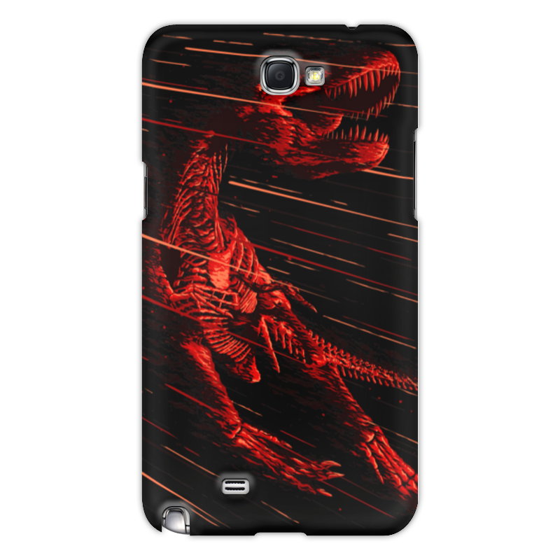 Printio Чехол для Samsung Galaxy Note 2 Вымирание динозавра силиконовый чехол на oppo f9 узор из динозавров для оппо ф9