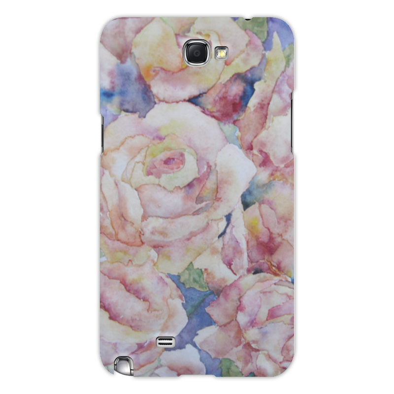 Printio Чехол для Samsung Galaxy Note 2 Розы. нежность силиконовый чехол много роз на meizu m6t мейзу м6т