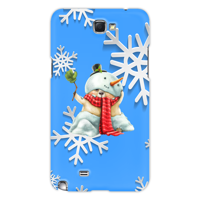 Printio Чехол для Samsung Galaxy Note 2 Снеговик