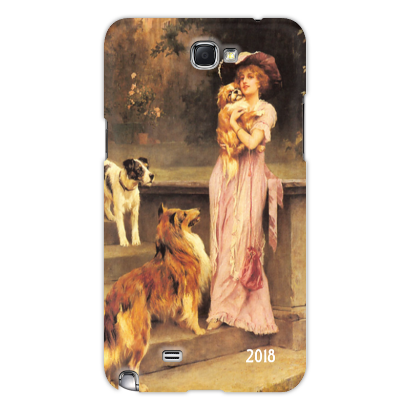Printio Чехол для Samsung Galaxy Note 2 2018 год собаки printio чехол для samsung galaxy note 2018 год собаки