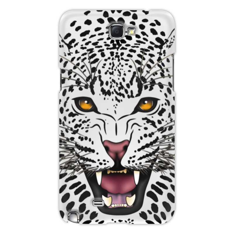 Printio Чехол для Samsung Galaxy Note 2 Леопард ультратонкий силиконовый чехол накладка для meizu u10 с принтом леопард