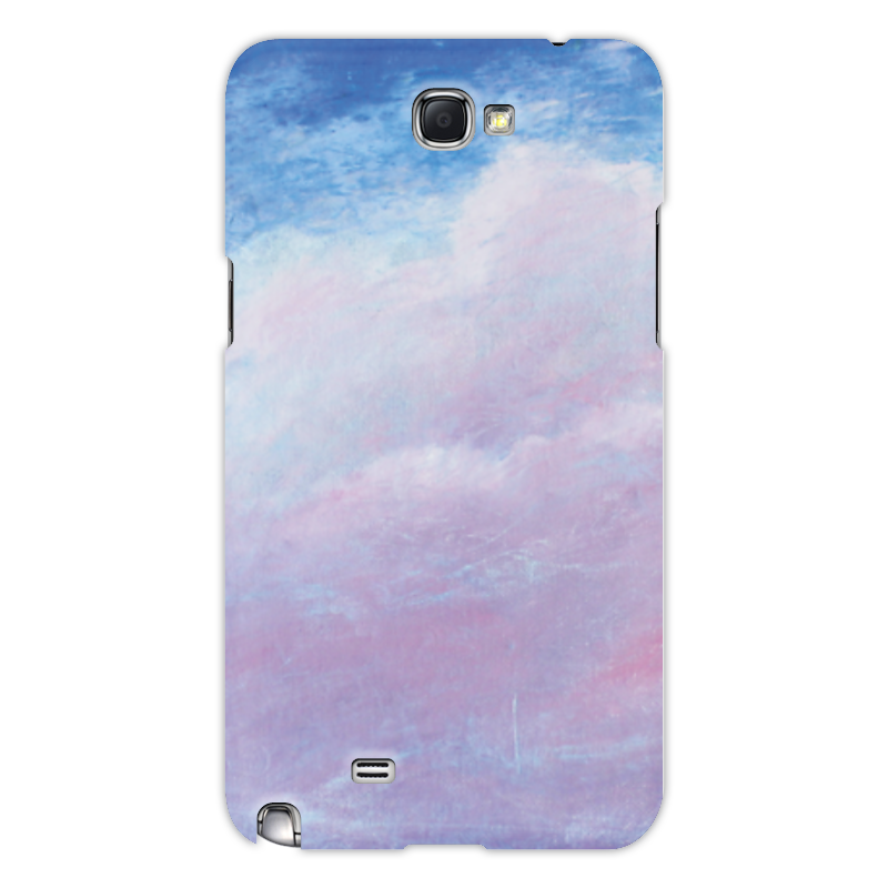 Printio Чехол для Samsung Galaxy Note 2 Розовое облако на небе жидкий чехол с блестками розовое небо 2 на samsung galaxy m11 самсунг галакси м11