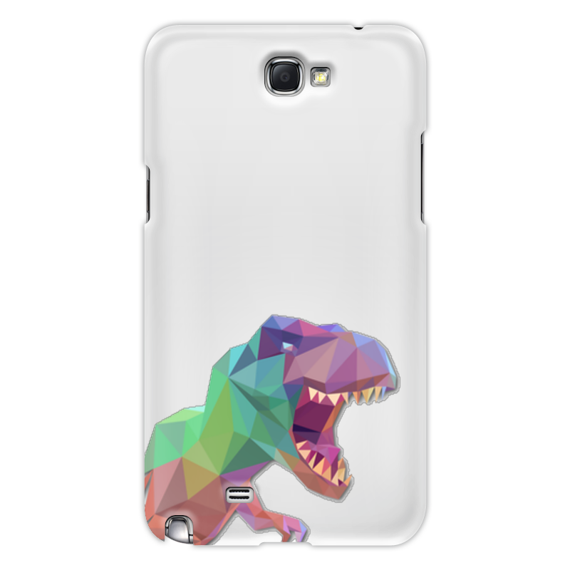 Printio Чехол для Samsung Galaxy Note 2 Динозавр силиконовый чехол на realme c1 динозавр и утка для реалми ц1