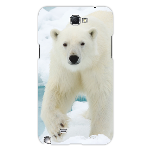 Заказать чехол для Samsung Galaxy Note/Note 2 в Москве. Чехол для Samsung Galaxy Note 2 Белый медведь от THE_NISE  - готовые дизайны и нанесение принтов.