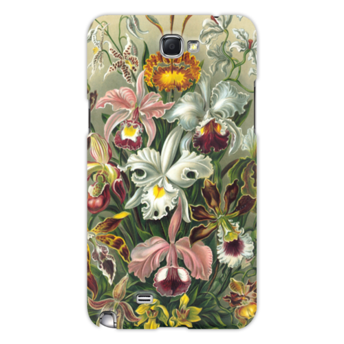 Заказать чехол для Samsung Galaxy Note/Note 2 в Москве. Чехол для Samsung Galaxy Note 2 Орхидеи (Orchideae, Ernst Haeckel) от Apfelbaum - готовые дизайны и нанесение принтов.
