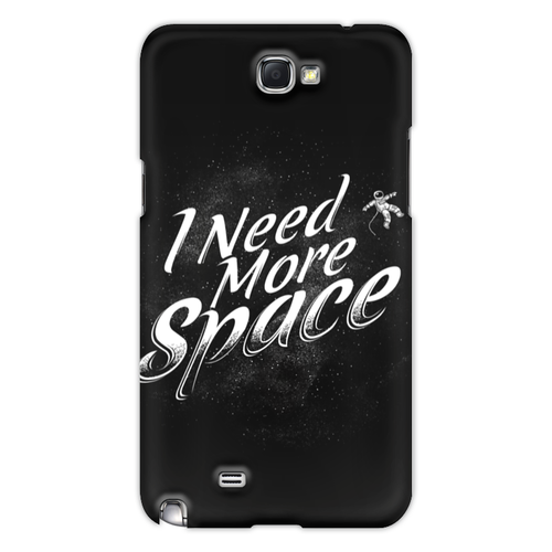 Заказать чехол для Samsung Galaxy Note/Note 2 в Москве. Чехол для Samsung Galaxy Note 2 I need more space от ISliM - готовые дизайны и нанесение принтов.