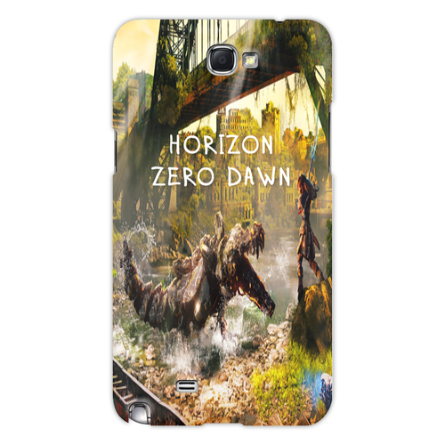 Заказать чехол для Samsung Galaxy Note/Note 2 в Москве. Чехол для Samsung Galaxy Note 2 Horizon Zero Dawn от THE_NISE  - готовые дизайны и нанесение принтов.