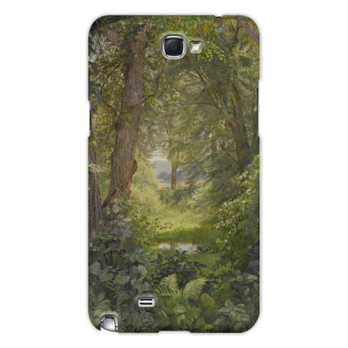 Заказать чехол для Samsung Galaxy Note/Note 2 в Москве. Чехол для Samsung Galaxy Note 2 Лесной пейзаж (Woodland Landscape) от trend - готовые дизайны и нанесение принтов.