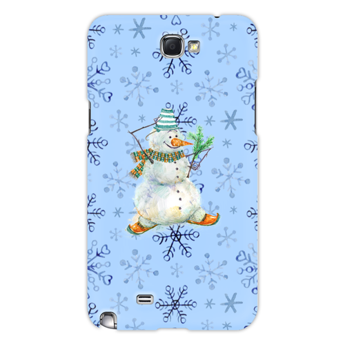 Заказать чехол для Samsung Galaxy Note/Note 2 в Москве. Чехол для Samsung Galaxy Note 2 снеговик от THE_NISE  - готовые дизайны и нанесение принтов.