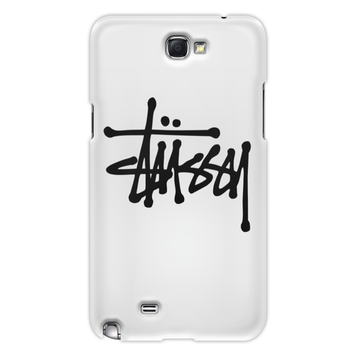 Заказать чехол для Samsung Galaxy Note/Note 2 в Москве. Чехол для Samsung Galaxy Note 2 Stussy от DESIGNER   - готовые дизайны и нанесение принтов.