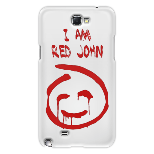 Заказать чехол для Samsung Galaxy Note/Note 2 в Москве. Чехол для Samsung Galaxy Note 2 Смайлик Red John (The Mentalist) от maks - готовые дизайны и нанесение принтов.