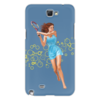 Заказать чехол для Samsung Galaxy Note/Note 2 в Москве. Чехол для Samsung Galaxy Note 2 Девушка с теннисной ракеткой от Shdomon - готовые дизайны и нанесение принтов.