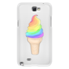 Заказать чехол для Samsung Galaxy Note/Note 2 в Москве. Чехол для Samsung Galaxy Note 2 Rainbow Ice Cream от anicherrys - готовые дизайны и нанесение принтов.