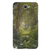Заказать чехол для Samsung Galaxy Note/Note 2 в Москве. Чехол для Samsung Galaxy Note 2 Лесной пейзаж (Woodland Landscape) от trend - готовые дизайны и нанесение принтов.
