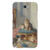 Заказать чехол для Samsung Galaxy Note/Note 2 в Москве. Чехол для Samsung Galaxy Note 2 Кошки (Die Katzenfamilie) от trend - готовые дизайны и нанесение принтов.
