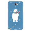 Заказать чехол для Samsung Galaxy Note/Note 2 в Москве. Чехол для Samsung Galaxy Note 2 белый медведь от THE_NISE  - готовые дизайны и нанесение принтов.