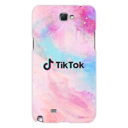 Заказать чехол для Samsung Galaxy Note/Note 2 в Москве. Чехол для Samsung Galaxy Note 2 Tik Tok от THE_NISE  - готовые дизайны и нанесение принтов.