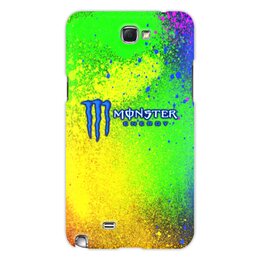 Заказать чехол для Samsung Galaxy Note/Note 2 в Москве. Чехол для Samsung Galaxy Note 2 Monster Energy от THE_NISE  - готовые дизайны и нанесение принтов.