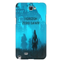 Заказать чехол для Samsung Galaxy Note/Note 2 в Москве. Чехол для Samsung Galaxy Note 2 Horizon Zero Dawn от THE_NISE  - готовые дизайны и нанесение принтов.