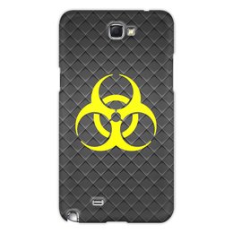 Заказать чехол для Samsung Galaxy Note/Note 2 в Москве. Чехол для Samsung Galaxy Note 2 Biohazard от THE_NISE  - готовые дизайны и нанесение принтов.