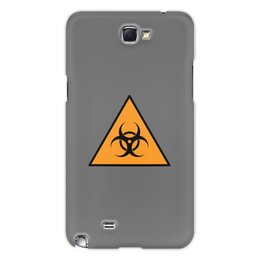 Заказать чехол для Samsung Galaxy Note/Note 2 в Москве. Чехол для Samsung Galaxy Note 2 Biohazard от THE_NISE  - готовые дизайны и нанесение принтов.