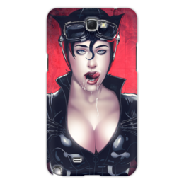 Заказать чехол для Samsung Galaxy Note/Note 2 в Москве. Чехол для Samsung Galaxy Note 2 Catwoman от Jimmy Flash - готовые дизайны и нанесение принтов.