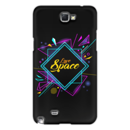 Заказать чехол для Samsung Galaxy Note/Note 2 в Москве. Чехол для Samsung Galaxy Note 2 Love Space от The Spaceway  - готовые дизайны и нанесение принтов.