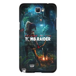 Заказать чехол для Samsung Galaxy Note/Note 2 в Москве. Чехол для Samsung Galaxy Note 2 Tomb Raider от THE_NISE  - готовые дизайны и нанесение принтов.