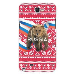 Заказать чехол для Samsung Galaxy Note/Note 2 в Москве. Чехол для Samsung Galaxy Note 2 Russia от THE_NISE  - готовые дизайны и нанесение принтов.