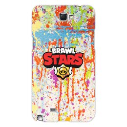 Заказать чехол для Samsung Galaxy Note/Note 2 в Москве. Чехол для Samsung Galaxy Note 2 Brawl Stars от THE_NISE  - готовые дизайны и нанесение принтов.