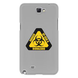 Заказать чехол для Samsung Galaxy Note/Note 2 в Москве. Чехол для Samsung Galaxy Note 2 Biohazard от THE_NISE  - готовые дизайны и нанесение принтов.