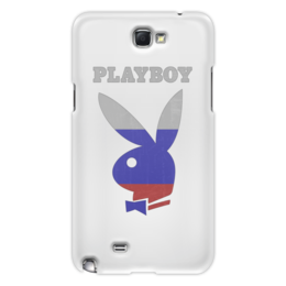 Заказать чехол для Samsung Galaxy Note/Note 2 в Москве. Чехол для Samsung Galaxy Note 2 Playboy Россия от PlayboyRussia.com - готовые дизайны и нанесение принтов.