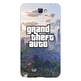 Заказать чехол для Samsung Galaxy Note/Note 2 в Москве. Чехол для Samsung Galaxy Note 2 Grand Theft Auto от THE_NISE  - готовые дизайны и нанесение принтов.