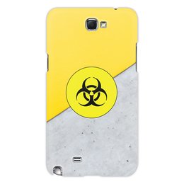 Заказать чехол для Samsung Galaxy Note/Note 2 в Москве. Чехол для Samsung Galaxy Note 2 Biohazard от THE_NISE  - готовые дизайны и нанесение принтов.